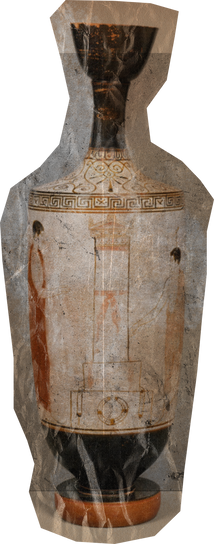 Weathered Historical Vase Cut-out